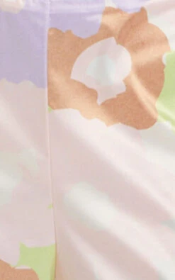 Showpo Leighton High Waisted Wide Leg Pants In Lumiere Floral -Showpo Women's Clothing Store MIKAYLA X LUCY X ANTHONY 01.11.2134463 Fabric