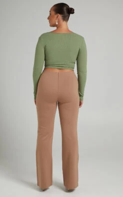 Showpo Margot Flared Pants In Camel 13 Showpo Margot Flared Pants In Camel -Showpo Women's Clothing Store MIKAYLA X LUCY X ANTHONY 01.11.2135174