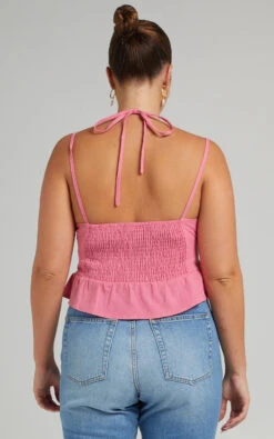 Showpo Evangie Double Strap Peplum Top In Pink 17 Showpo Evangie Double Strap Peplum Top In Pink -Showpo Women's Clothing Store MIKAYLA X LUCY X ANTHONY 17.11.2146507