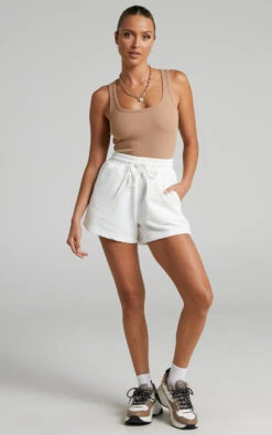 Showpo Machoka Racer Back Bodysuit In Camel 12 Showpo Machoka Racer Back Bodysuit In Camel -Showpo Women's Clothing Store Machoka racer back bodysuit in Camel 2528ST22010029072529 3