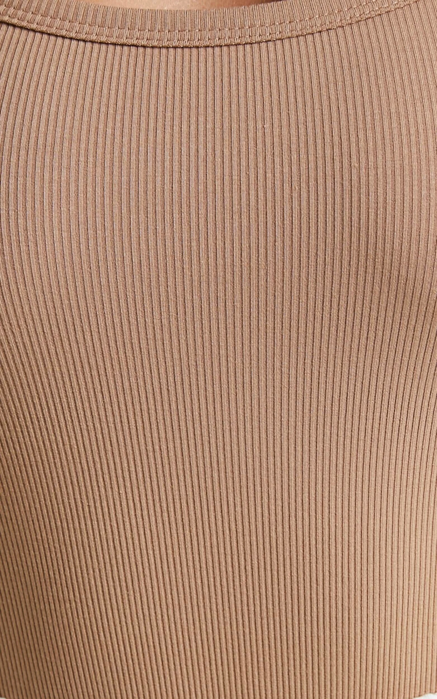 Showpo Machoka Racer Back Bodysuit In Camel 8 Showpo Machoka Racer Back Bodysuit In Camel - Image 8