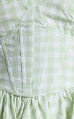 Showpo Madelyn Mini Dress - Fit And Flare Corset Dress In Mint Green Gingham 15 Showpo Madelyn Mini Dress - Fit And Flare Corset Dress In Mint Green Gingham -Showpo Women's Clothing Store Madelyn Corset Mini Dress in Green 9