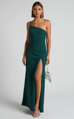 Showpo Magnaye Maxi Dress - One Shoulder Thigh Split Dress In Emerald 15 Showpo Magnaye Maxi Dress - One Shoulder Thigh Split Dress In Emerald -Showpo Women's Clothing Store Magnaye Maxi Dress One Shoulder Thigh Split Dress in Emerald
