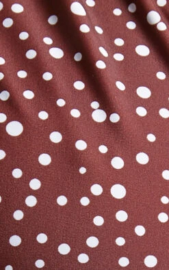 Showpo Mahana Recycled Nylon Thin Strap Bikini Bottoms In Chocolate Spot -Showpo Women's Clothing Store Mahana Thin Strap Bikini Bottoms in Chocolate Spot 2528SS21090033012529 9