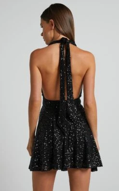 Showpo Malisha Cowl Neck Fit And Flare Mini Dress In Black 14 Showpo Malisha Cowl Neck Fit And Flare Mini Dress In Black -Showpo Women's Clothing Store Malisha Cowl Neck Fit and Flare Mini Dress in Black 6