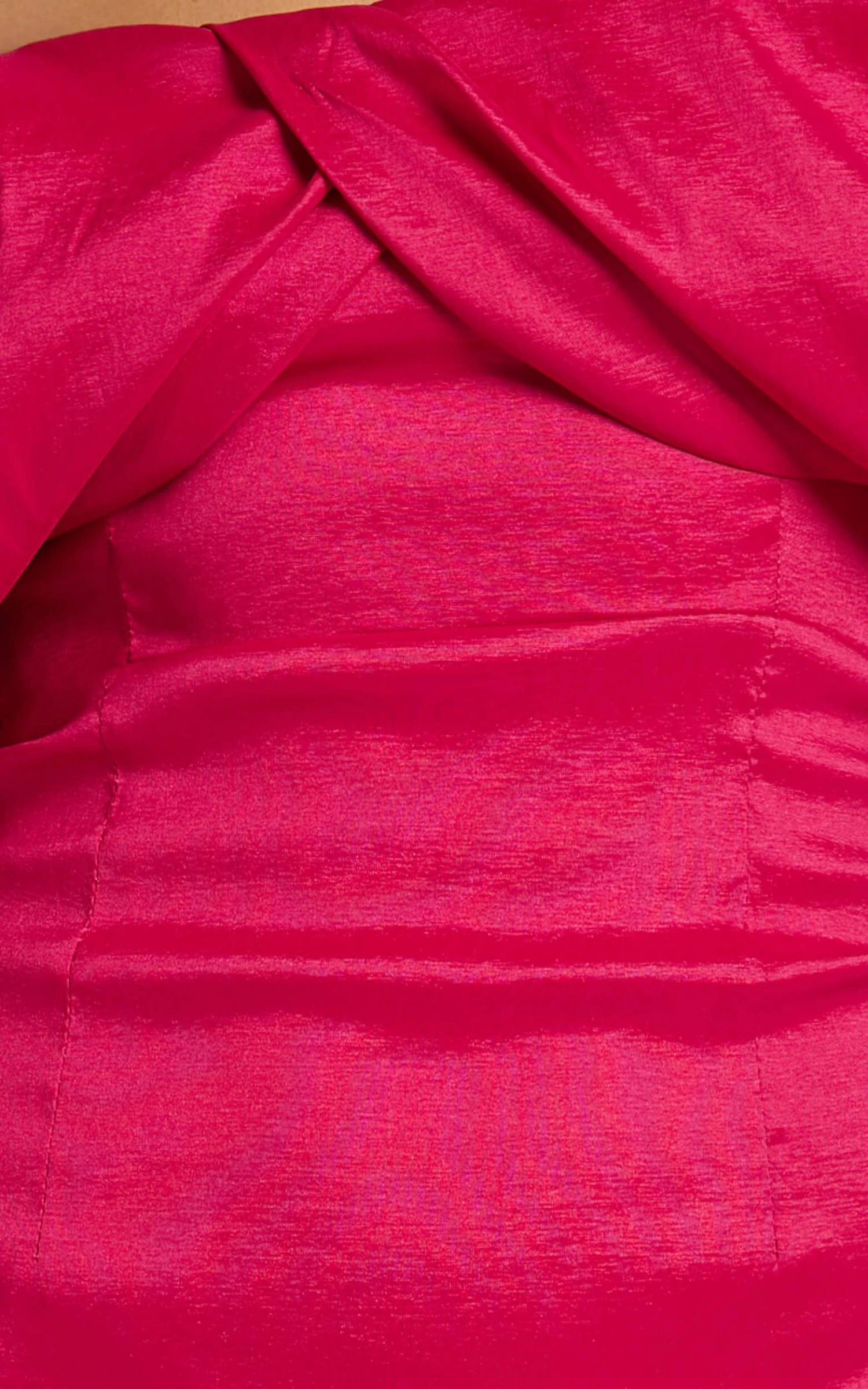 Showpo Manileen Twist Front Strapless Mini In Hot Pink 8 Showpo Manileen Twist Front Strapless Mini In Hot Pink - Image 8