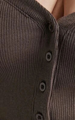 Showpo Mariz Off Shoulder Long Sleeve Bodysuit In Chocolate 11 Showpo Mariz Off Shoulder Long Sleeve Bodysuit In Chocolate -Showpo Women's Clothing Store Mariz Off Shoulder Long Sleeve Bodysuit in Chocolate 2528ST21070076032529 6