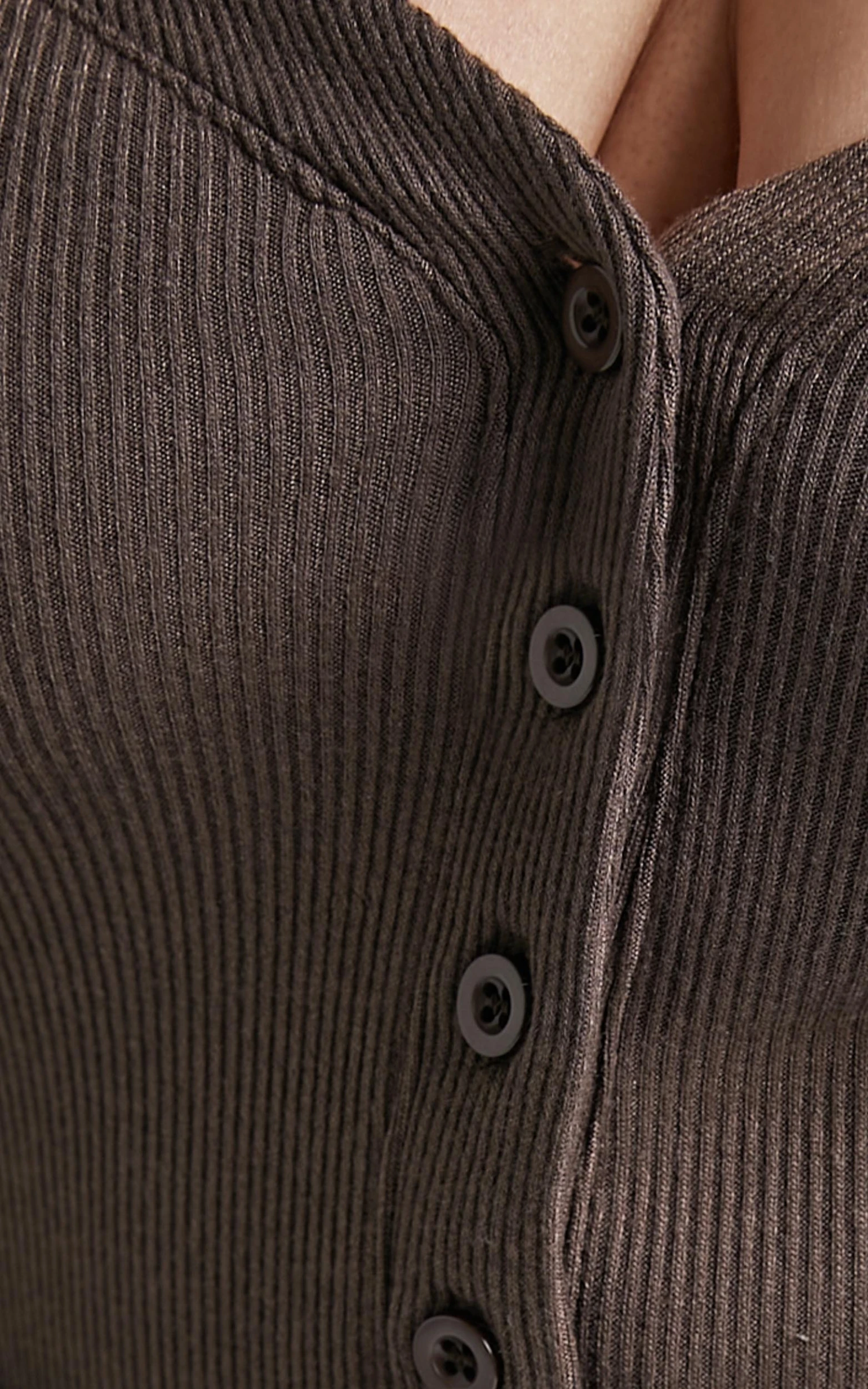 Showpo Mariz Off Shoulder Long Sleeve Bodysuit In Chocolate 6 Showpo Mariz Off Shoulder Long Sleeve Bodysuit In Chocolate - Image 6