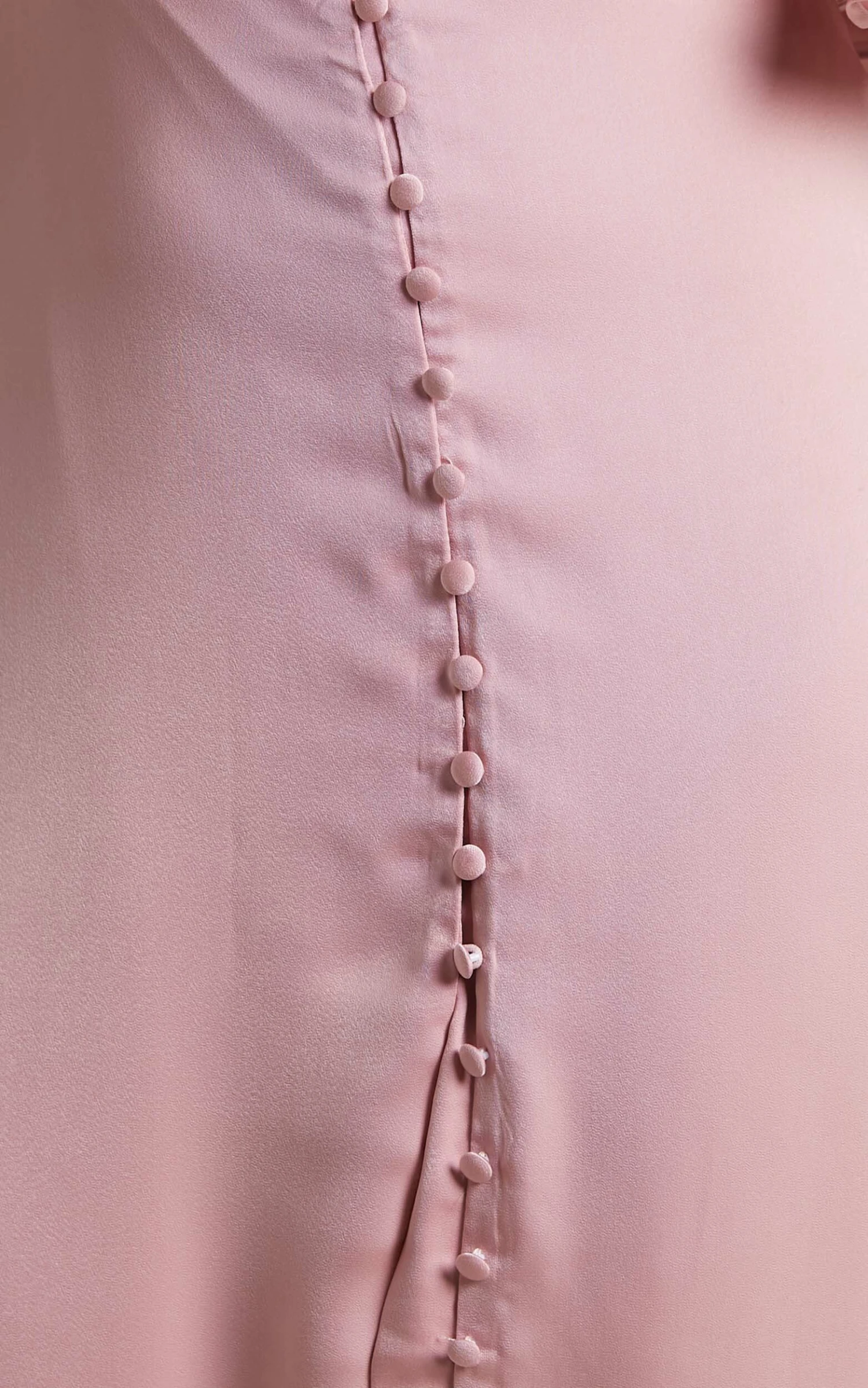 Showpo Maryam Maxi Dress - Button Front Flutter Sleeve Dress In Dusty Pink 8 Showpo Maryam Maxi Dress - Button Front Flutter Sleeve Dress In Dusty Pink - Image 8