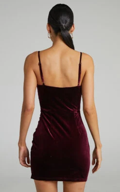 Showpo Maybelyn Velvet Ruched Cowl Neck Mini Dress In Burgundy 10 Showpo Maybelyn Velvet Ruched Cowl Neck Mini Dress In Burgundy -Showpo Women's Clothing Store Maybelyn COWL RUCHED MINI DRESS in Burgundy 2528SD2205003502252925EF2580258A25EF2580258A25EF2580258A25EF2580258A25EF2580258A25EF2580258A25EF2580258A25EF2580258A 5