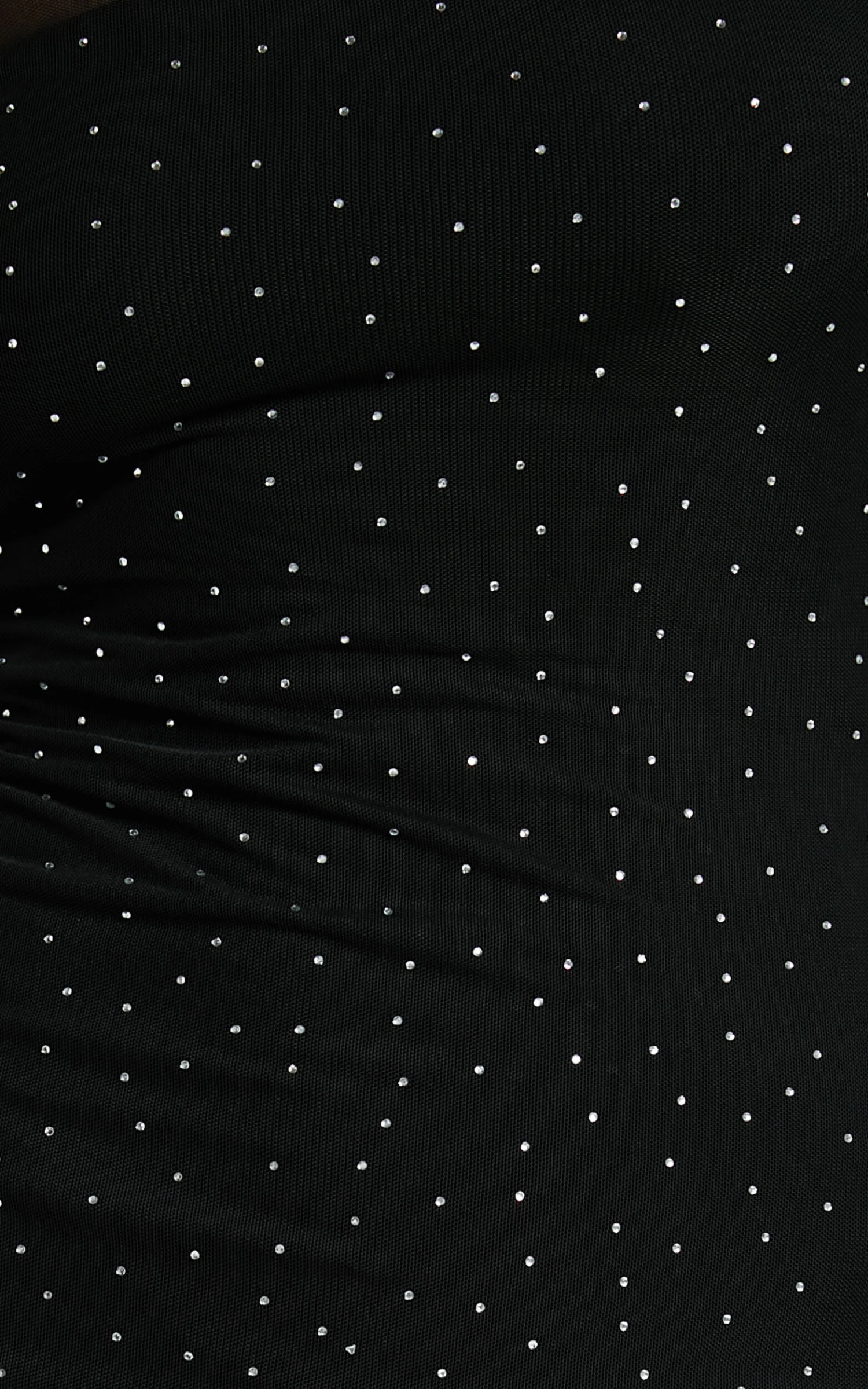 Showpo Mayette Sheer Diamante Mesh Maxi Dress In Black 8 Showpo Mayette Sheer Diamante Mesh Maxi Dress In Black - Image 8