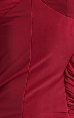 Showpo Mechelle Ruched Side Mesh Mini Dress In Wine 11 Showpo Mechelle Ruched Side Mesh Mini Dress In Wine -Showpo Women's Clothing Store Mechelle Ruched Side Mesh Mini Dress in Wine 2528SD22020091022529 4