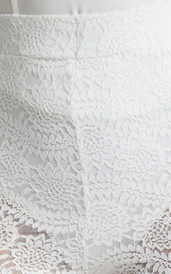 Showpo Mehca - High Waisted Lace Flared Pant In White 15 Showpo Mehca - High Waisted Lace Flared Pant In White -Showpo Women's Clothing Store Mehca Lace Flared Pant in White 8