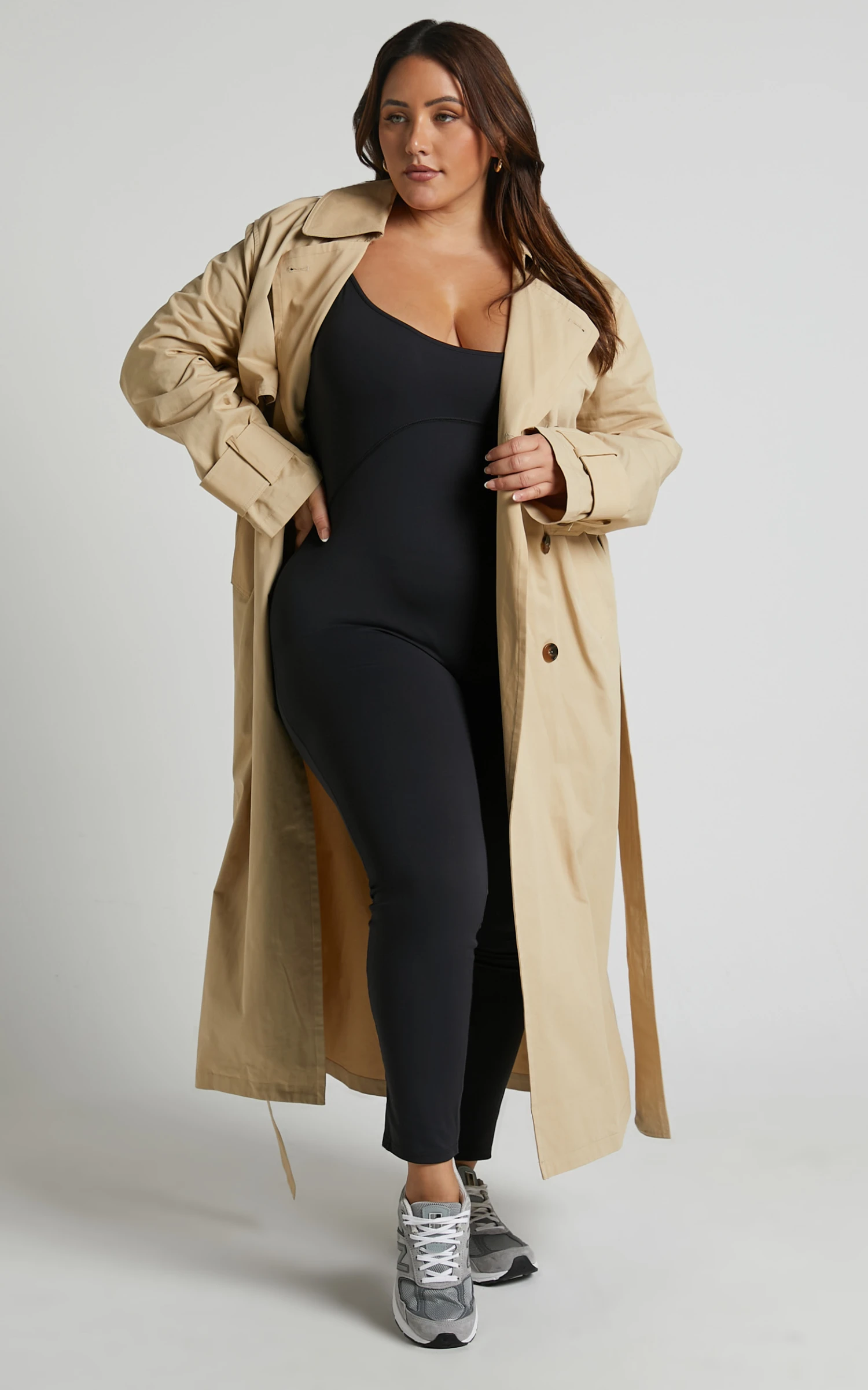 Showpo Merlinda Jumpsuit - Scoop Neck Bodycon Jumpsuit In Black 7 Showpo Merlinda Jumpsuit - Scoop Neck Bodycon Jumpsuit In Black - Image 7