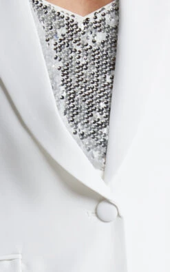 Showpo Michelle Oversized Plunge Neck Button Up Blazer In White 17 Showpo Michelle Oversized Plunge Neck Button Up Blazer In White -Showpo Women's Clothing Store Michelle Oversized Plunge Neck Button Up Blazer in White 10