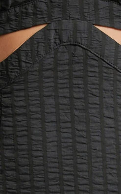 Showpo Miggy Midi Dress - Puff Sleeve Cut Out Split Dress In Black 13 Showpo Miggy Midi Dress - Puff Sleeve Cut Out Split Dress In Black -Showpo Women's Clothing Store Miggy Puff Sleeve Cut Out Midi Dress in Black 6