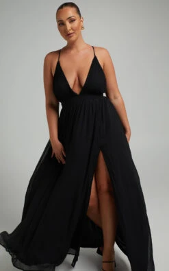 Showpo Shes A Delight Maxi Dress In Black -Showpo Women's Clothing Store Mikayla x Sarah x Anthony 23.12.2173101
