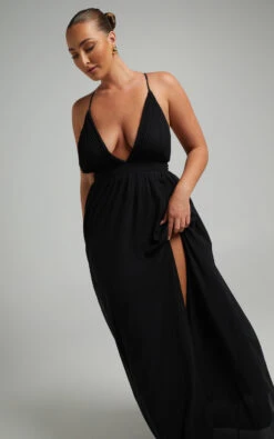 Showpo Shes A Delight Maxi Dress In Black -Showpo Women's Clothing Store Mikayla x Sarah x Anthony 23.12.2173107