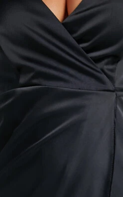 Showpo Mine Would Be You Dress In Black Satin 15 Showpo Mine Would Be You Dress In Black Satin -Showpo Women's Clothing Store Mine Would Be You Dress in Black Satin S007561 1 BlackSatin 11