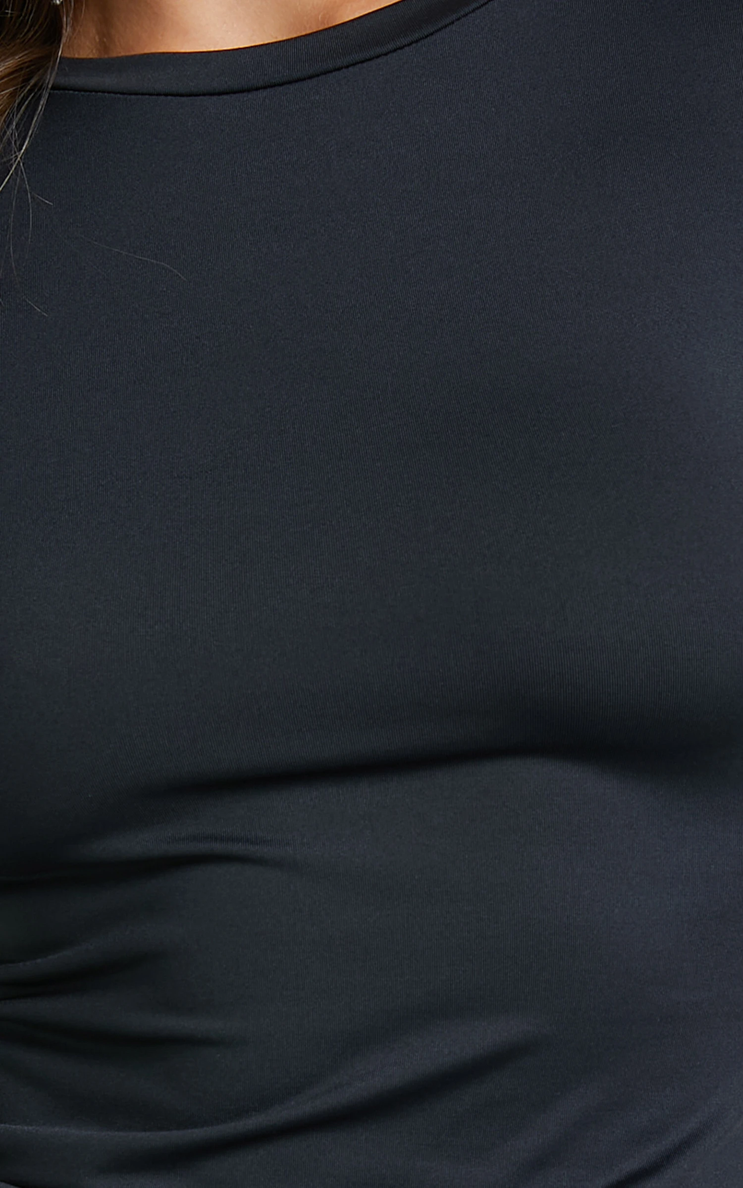 Showpo Morena Long Sleeve Fitted Top In Black 7 Showpo Morena Long Sleeve Fitted Top In Black - Image 7