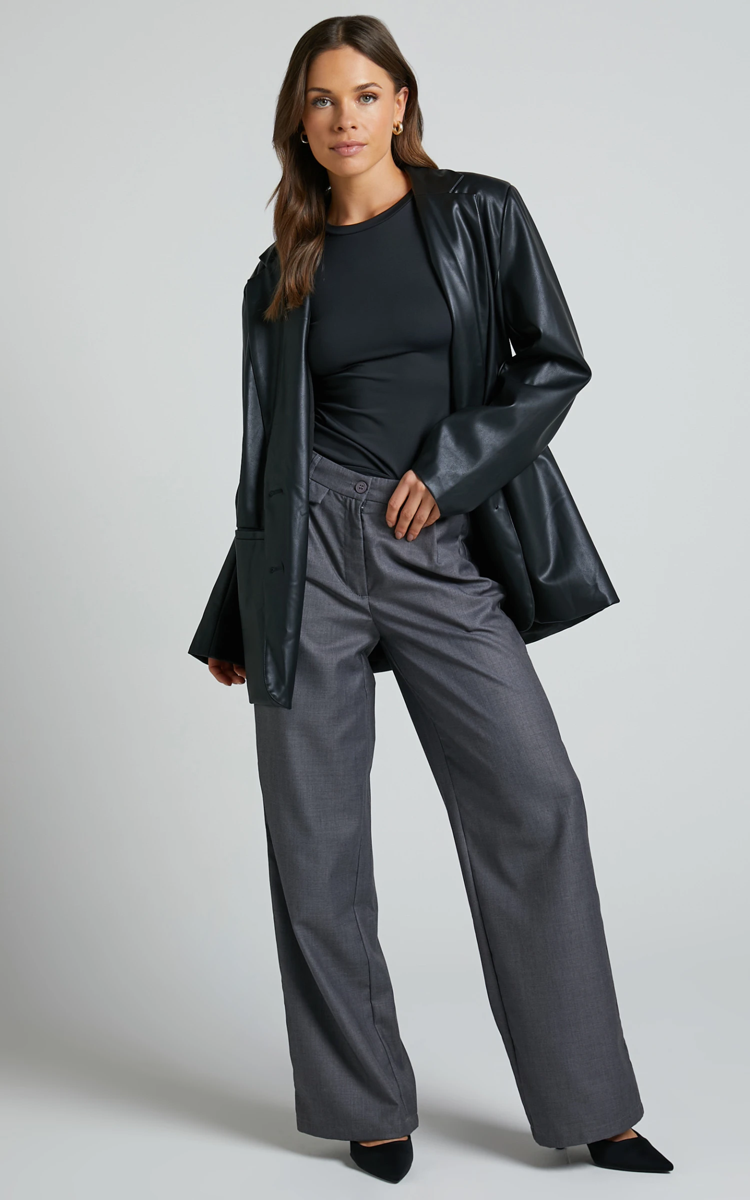 Showpo Morena Long Sleeve Fitted Top In Black 3 Showpo Morena Long Sleeve Fitted Top In Black - Image 3