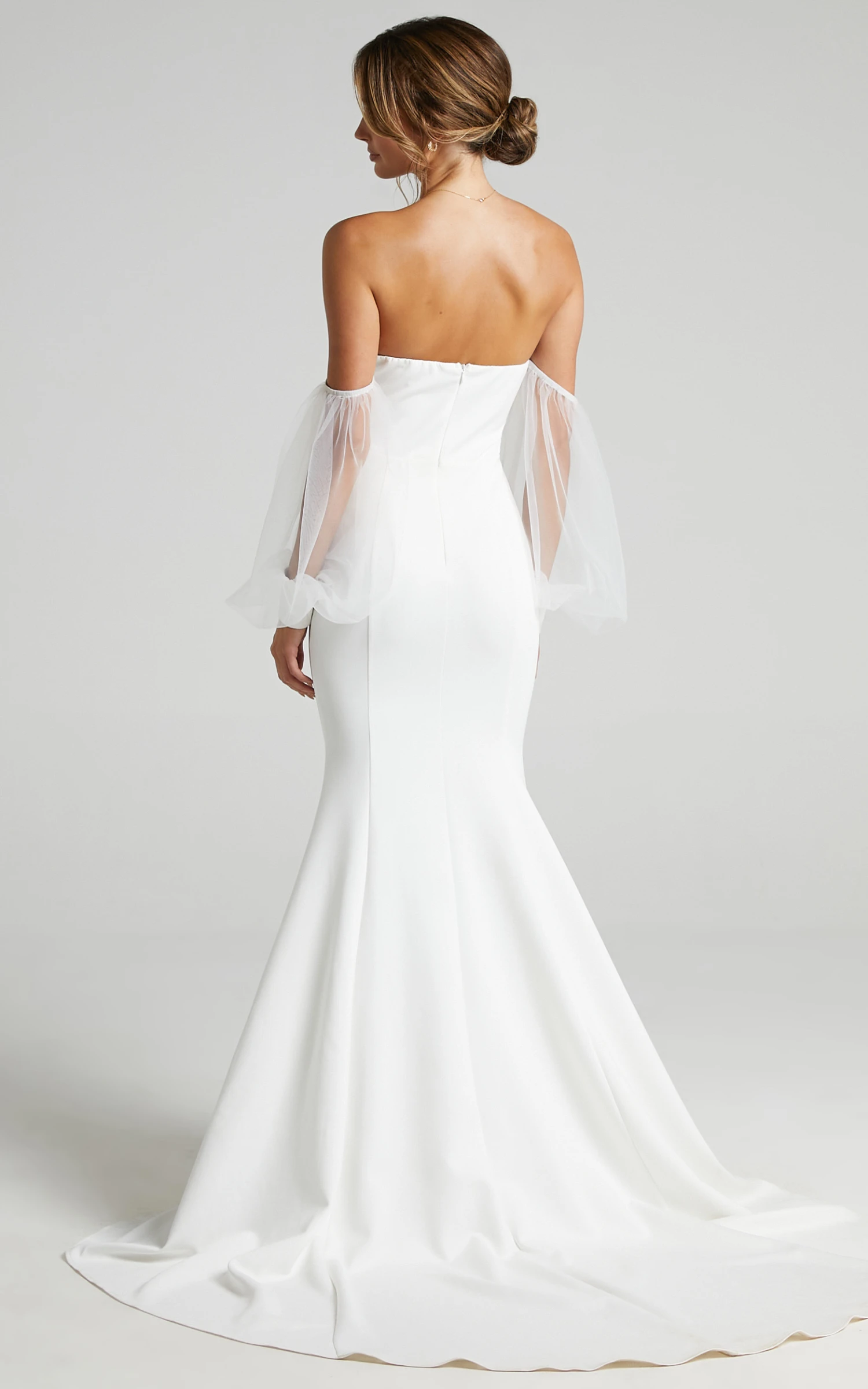 Showpo My Whole Heart Gown In White 6 Showpo My Whole Heart Gown In White - Image 6