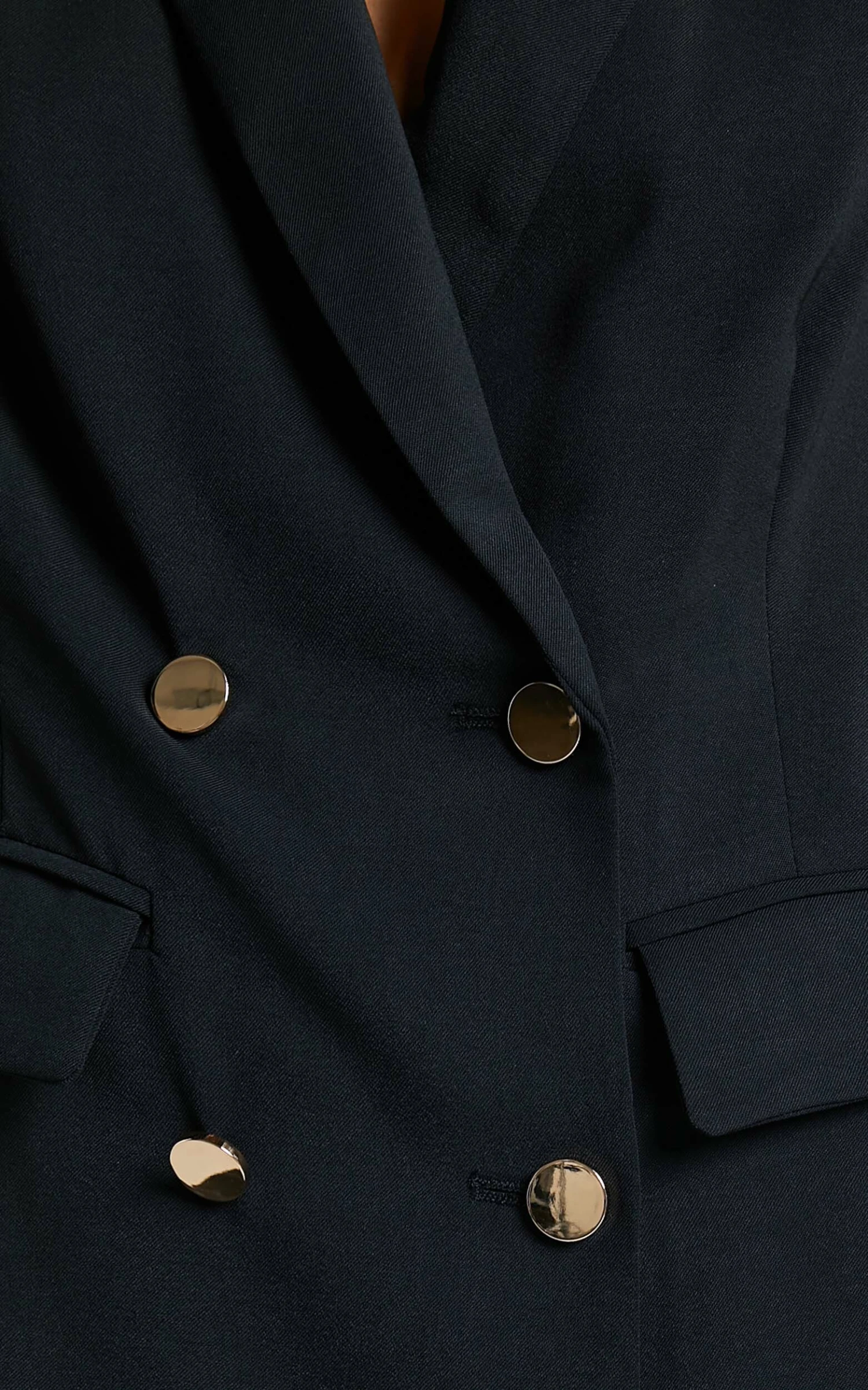 Showpo Nathany Double Breasted Blazer Mini Dress In Black 9 Showpo Nathany Double Breasted Blazer Mini Dress In Black - Image 9