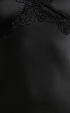 Showpo Nievie Lace Trim Bias Cut Midi Dress In Black -Showpo Women's Clothing Store Nievie Lace Trim Bias Cut Midi Dress in Black 7