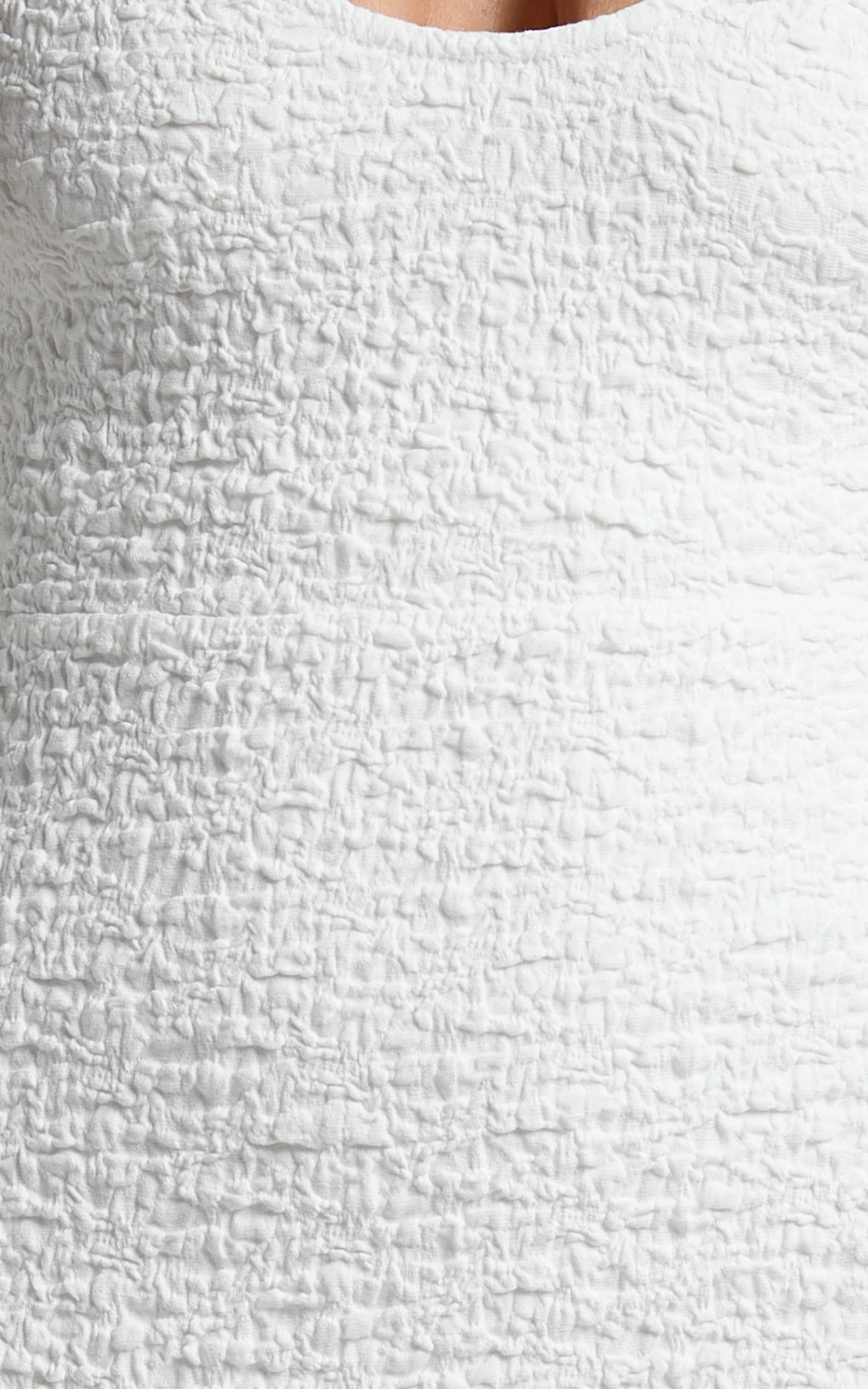 Showpo Novida Midi Dress - Textured Bodycon Dress In White 9 Showpo Novida Midi Dress - Textured Bodycon Dress In White - Image 9