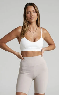 Showpo Orochie Scoop Neck Bralette In White