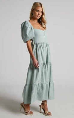 Showpo Palmer Dress In Sage 13 Showpo Palmer Dress In Sage -Showpo Women's Clothing Store Palmer Dress in Sage 2528SD20010063082529 4