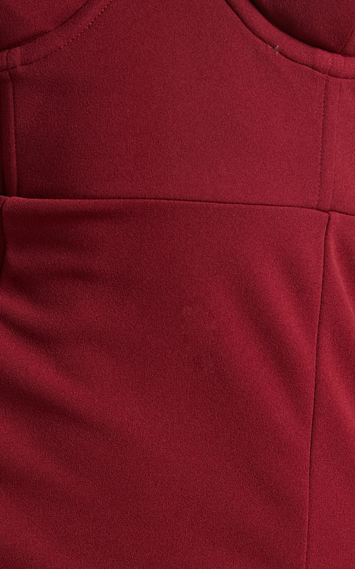 Showpo Reuven Corset Midi Dress In Wine 9 Showpo Reuven Corset Midi Dress In Wine - Image 9