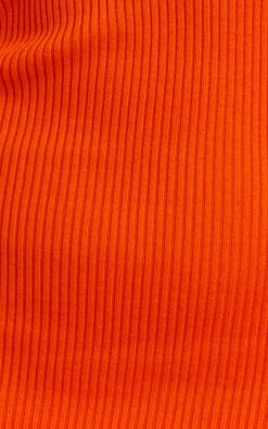 Showpo Vallery Ribbed Long Sleeve Halter Neck Midi Dress In Orange -Showpo Women's Clothing Store RHEANNA X LUCY X ANTHONY 12.11.2140930