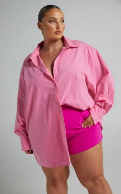 Showpo Harriet Oversized Long Sleeve Button Up Shirt In Pink 15 Showpo Harriet Oversized Long Sleeve Button Up Shirt In Pink -Showpo Women's Clothing Store RILEY X LUCY X ANTHONY 29.10.2131306