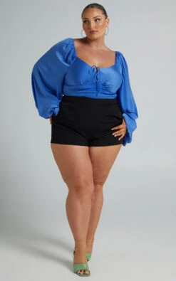 Showpo Delia Long Sleeve Blouse In Blue 13 Showpo Delia Long Sleeve Blouse In Blue -Showpo Women's Clothing Store RILEY X LUCY X ANTHONY 29.10.2132106