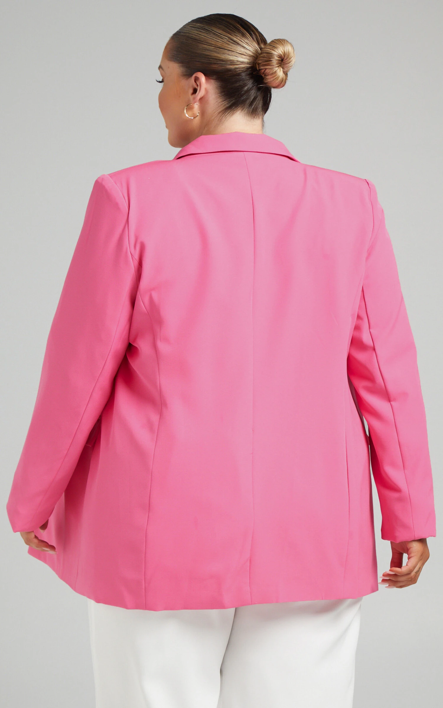 Showpo Eleasha Tailored Suiting Blazer In Hot Pink 7 Showpo Eleasha Tailored Suiting Blazer In Hot Pink - Image 7