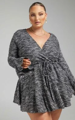 Showpo Thea Wrap Front Bell Sleeve Mini Dress In Multi 11 Showpo Thea Wrap Front Bell Sleeve Mini Dress In Multi -Showpo Women's Clothing Store RILEY X SBMB X ANTHONY 07.12.2162017