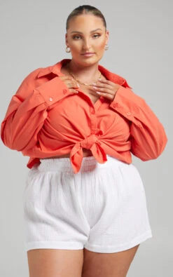 Showpo Terah Shirt In Oxy Fire -Showpo Women's Clothing Store RILEY X SBMB X ANTHONY 07.12.2162336