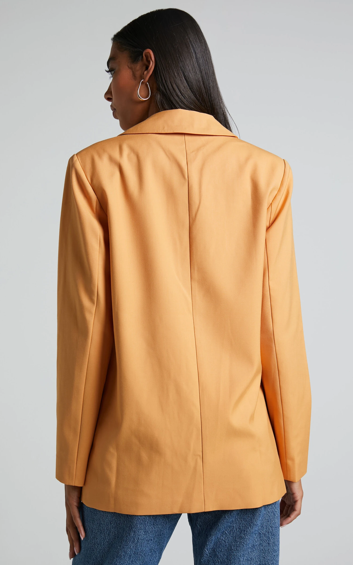 Showpo Raizella Blazer - Double Breasted Blazer In Orange 8 Showpo Raizella Blazer - Double Breasted Blazer In Orange - Image 8