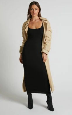 Showpo Reyneth Low Back Bodycon Rib Midi Dress In Black 10 Showpo Reyneth Low Back Bodycon Rib Midi Dress In Black -Showpo Women's Clothing Store Reyneth Low Back Bodycon Rib Midi Dress in Black 10