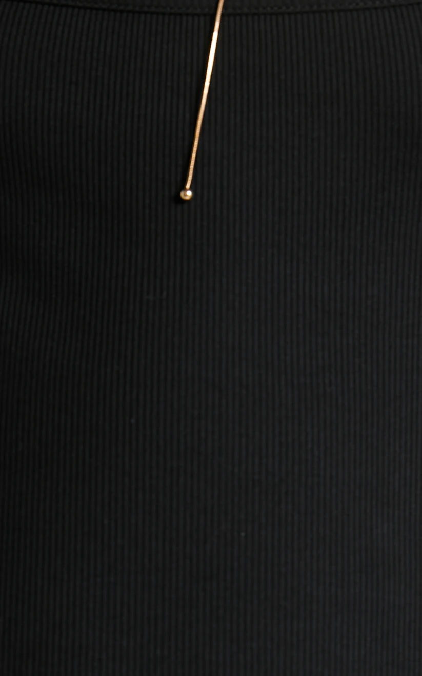 Showpo Reyneth Scoop Neck Low Back Rib Bodysuit In Black 8 Showpo Reyneth Scoop Neck Low Back Rib Bodysuit In Black - Image 8