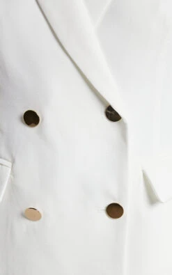 Showpo Rhaiza Mini Dress - Faux Feather Trim Double Breasted Blazer Dress In White 15 Showpo Rhaiza Mini Dress - Faux Feather Trim Double Breasted Blazer Dress In White -Showpo Women's Clothing Store Rhaiza Faux Feather Trim Blazer Dress in White 11