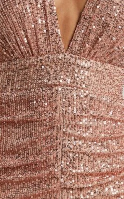 Showpo Rhylee Long Sleeve Ruched Mini Dress In Rose Gold 13 Showpo Rhylee Long Sleeve Ruched Mini Dress In Rose Gold -Showpo Women's Clothing Store Rhylee Long Sleeve Ruched Mini Dress in Rose Gold 2528SD21100173032529 9