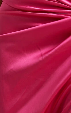 Showpo Ricarda Twist Front Midi Skirt In Hot Pink -Showpo Women's Clothing Store Ricarda Midi Skirt with Front Twist in Hot Pink 2528SB21110032022529 9