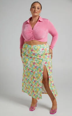 Showpo Dannie Floral Midi Skirt In Posey Floral 11 Showpo Dannie Floral Midi Skirt In Posey Floral -Showpo Women's Clothing Store Riley x Lucy x Anthony 10.11.2139409