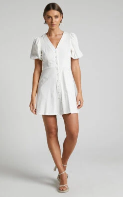 Showpo Rochelle Dress In White 12 Showpo Rochelle Dress In White -Showpo Women's Clothing Store Rochelle Dress in White