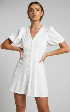 Showpo Rochelle Dress In White 15 Showpo Rochelle Dress In White -Showpo Women's Clothing Store Rochelle Dress in White 5