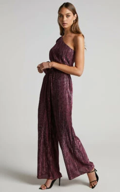 Showpo Roellah Pants - High Waisted Lurex Plisse Relaxed Palazzo Pants In Plum 9 Showpo Roellah Pants - High Waisted Lurex Plisse Relaxed Palazzo Pants In Plum -Showpo Women's Clothing Store Roellah Relaxed Palazzo Pants in Pink 2528SB22100022012529 5