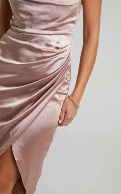 Showpo Rosamund Cowl Neck Midi Dress With Wrap Skirt In Dusty Pink 13 Showpo Rosamund Cowl Neck Midi Dress With Wrap Skirt In Dusty Pink -Showpo Women's Clothing Store Rosamund Cowl Neck Midi Dress with Wrap Skirt in Dusty Pink 7