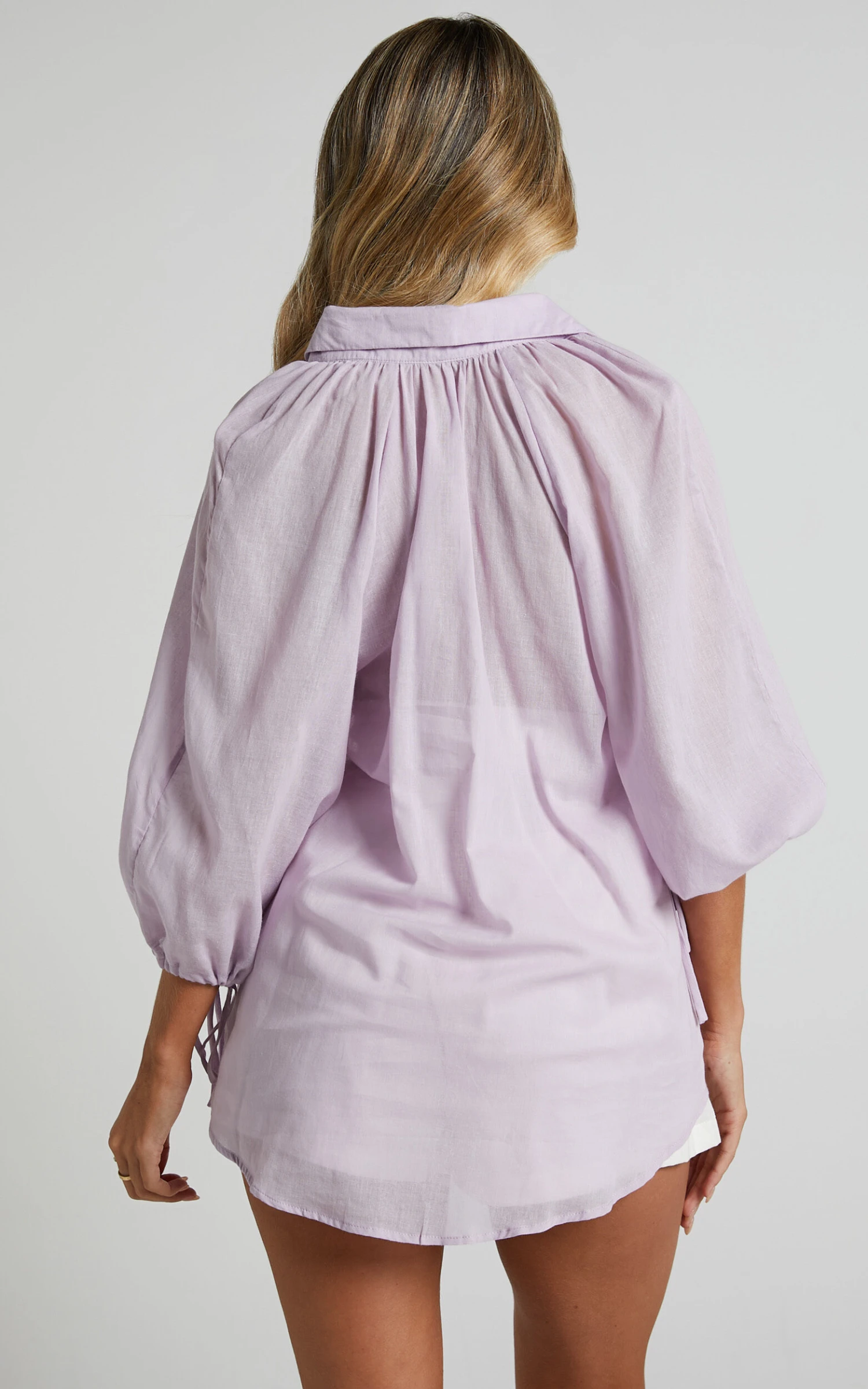 Showpo Roselle Raglan Sleeve Blouse In Lilac 6 Showpo Roselle Raglan Sleeve Blouse In Lilac - Image 6